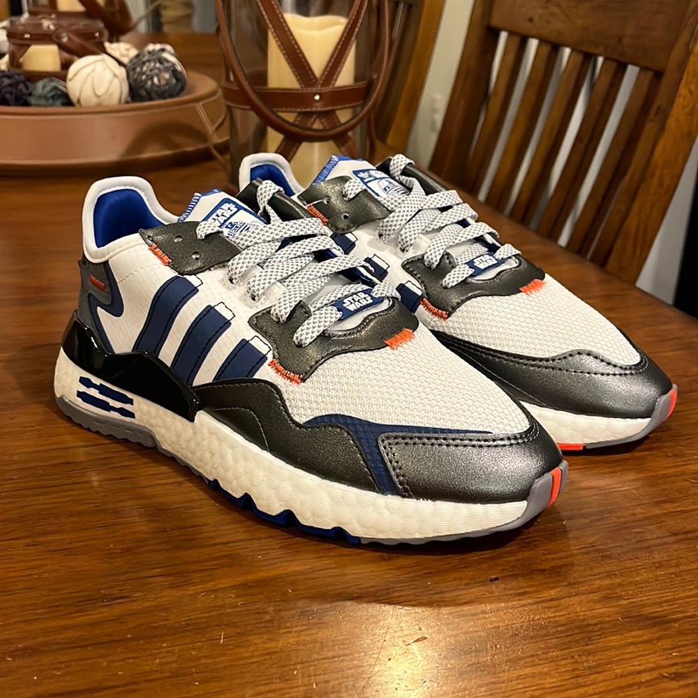 Adidas R2-D2 Nite Jogger Star Wars Shoes Sneakers FV8040 new R2D2 Mens Size 7.5